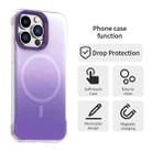 For iPhone 13 Pro Max Borderless Series Magnetic MagSafe Gradient Color Phone Case(Purple) - 2