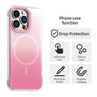 For iPhone 13 Pro Borderless Series Magnetic MagSafe Gradient Color Phone Case(Pink) - 2