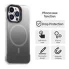 For iPhone 13 Pro Borderless Series Magnetic MagSafe Gradient Color Phone Case(Black) - 2
