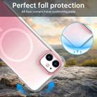For iPhone 11 Borderless Series Magnetic MagSafe Gradient Color Phone Case(Pink) - 3
