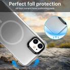 For iPhone 11 Borderless Series Magnetic MagSafe Gradient Color Phone Case(Black) - 3