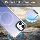 For iPhone 11 Borderless Series Magnetic MagSafe Gradient Color Phone Case(Blue) - 3