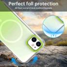 For iPhone 11 Borderless Series Magnetic MagSafe Gradient Color Phone Case(Green) - 3