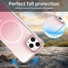 For iPhone 11 Pro Borderless Series Magnetic MagSafe Gradient Color Phone Case(Pink) - 3