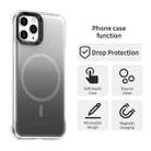 For iPhone 11 Pro Borderless Series Magnetic MagSafe Gradient Color Phone Case(Black) - 2
