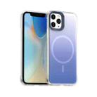 For iPhone 11 Pro Borderless Series Magnetic MagSafe Gradient Color Phone Case(Blue) - 1