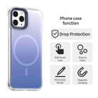 For iPhone 11 Pro Borderless Series Magnetic MagSafe Gradient Color Phone Case(Blue) - 2
