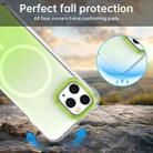 For iPhone 11 Pro Borderless Series Magnetic MagSafe Gradient Color Phone Case(Green) - 3