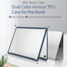 WIWU HP-01 For MacBook Pro 13.3 inch (2018) Armor TPU Frame + PC Protective Case(Blue) - 2