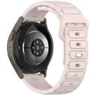 18mm I-Shaped Solid Color Silicone Watch Band(Starlight) - 2