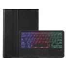 For Lenovo Xiaoxin Pad 11 2025 AM31-AS Ultra-thin Detachable Backlight Bluetooth Keyboard Leather Tablet Case with Touchpad(Black) - 2