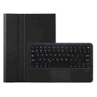 For Lenovo Xiaoxin Pad 11 inch 2025 AM31-A Ultra-thin Detachable Bluetooth Keyboard Leather Tablet Case with Touchpad(Black) - 2