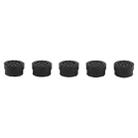 For HP 5pcs Mouse Cap, Diameter 0.4 x 0.5cm(Black) - 2