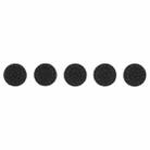 For HP 5pcs Mouse Cap, Diameter 0.4 x 0.5cm(Black) - 3