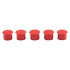 For Lenovo IBM 5pcs Mouse Cap, Diameter 0.4 x 0.5cm(Red) - 2