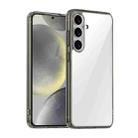 For Samsung Galaxy S25+ 5G iPAKY Aurora Series Shockproof PC + TPU Protective Phone Case(Transparent Black) - 1