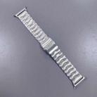 For Samsung Galaxy Watch Ultra 47mm Butterfly Safety Buckle Titanium Alloy Watch Band(Silver) - 2