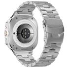 For Samsung Galaxy Watch Ultra 47mm Safety Buckle Titanium Alloy Watch Band(Silver) - 1