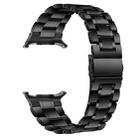 For Samsung Galaxy Watch Ultra 47mm Five Beads Stainless Steel Metal Watch Band(Black) - 2