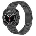 For Samsung Galaxy Watch8 / Watch8 Classic Five Beads Stainless Steel Metal Watch Band(Black) - 1