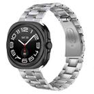 For Samsung Galaxy Watch8 / Watch8 Classic Five Beads Stainless Steel Metal Watch Band(Silver) - 1