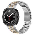 For Samsung Galaxy Watch8 / Watch8 Classic Five Beads Stainless Steel Metal Watch Band(Silver Rose Gold) - 1