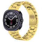 For Samsung Galaxy Watch8 / Watch8 Classic Five Beads Stainless Steel Metal Watch Band(Gold) - 1