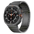 For Samsung Galaxy Watch8 / Watch8 Classic One Bead Side Slide Quick Release Buckle Titanium Alloy Watch Band(Grey) - 1