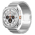 For Samsung Galaxy Watch Ultra 47mm One Beads Magnetic Buckle Titanium Alloy Watch Band(Silver) - 1