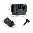 For DJI Osmo Pocket 3 Adapter Expansion Bracket Frame with Backpack Clip - 2