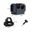 For DJI Osmo Pocket 3 Adapter Expansion Bracket Frame with Head Strap - 2