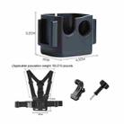 For DJI Osmo Pocket 3 Adapter Expansion Bracket Frame with Chest Strap - 2