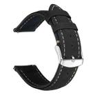 14mm xDfind Retro Crazy Horse Texture Leather Watch Band(Black) - 1
