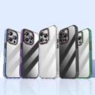For iPhone 16 Plus iPAKY MG Series Transparent PC+TPU Phone Case(Transparent Green) - 2