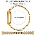 20mm xDfind Small Twist Diamond Metal Watch Band(Gold) - 2