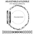 20mm For Xiaomi Mibro Air / Mibro Lite xDfind Small Twist Diamond Metal Watch Band(Silver) - 2