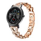 20mm For Xiaomi Mibro Air / Mibro Lite xDfind Small Twist Diamond Metal Watch Band(Rose Gold) - 1