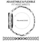 20mm For Amazfit Bip U / Bip Lite / Bip 3 Pro xDfind Small Twist Diamond Metal Watch Band(Silver) - 2