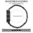 20mm For Honor Watch SE / Magic Watch2 42mm xDfind Small Twist Diamond Metal Watch Band(Black) - 2