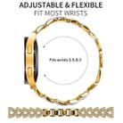 20mm For Honor Watch SE / Magic Watch2 42mm xDfind Small Twist Diamond Metal Watch Band(Gold) - 2
