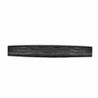 Universal PU Leather Headband Protective Cover, Size:Curved 21x11x8.5cm(Black) - 1