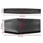 Universal PU Leather Headband Protective Cover, Size:Curved 24.5x11x8.5cm(Black) - 2
