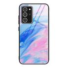 For Samsung Galaxy Note20 Ultra Marble Pattern Glass Protective Case(DL05) - 1