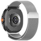 For Samsung Galaxy Watch 8 / 8 Classic / Ultra 2 xDfind Milanese Magnetic Metal Watch Band(Silver) - 1