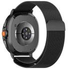 For Samsung Galaxy Watch 8 / 8 Classic / Ultra 2 xDfind Milanese Magnetic Metal Watch Band(Black) - 1