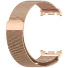 For Samsung Galaxy Watch 8 / 8 Classic / Ultra 2 xDfind Milanese Magnetic Metal Watch Band(Rose Gold) - 2