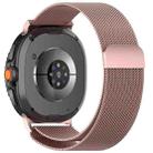 For Samsung Galaxy Watch 8 / 8 Classic / Ultra 2 xDfind Milanese Magnetic Metal Watch Band(Rose Pink) - 1