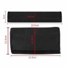 Elastic Cotton Cloth Headband Protective Cover, Size:Rectangle 21x11.5cm(Black) - 2