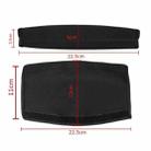 Elastic Cotton Cloth Headband Protective Cover, Size:Curved 22.5x13x11cm(Black) - 2