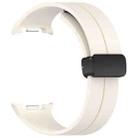 For Samsung Galaxy Watch 8 / 8 Classic xDfind Fold Black Buckle Magnetic Silicone Watch Band(Starlight) - 2
